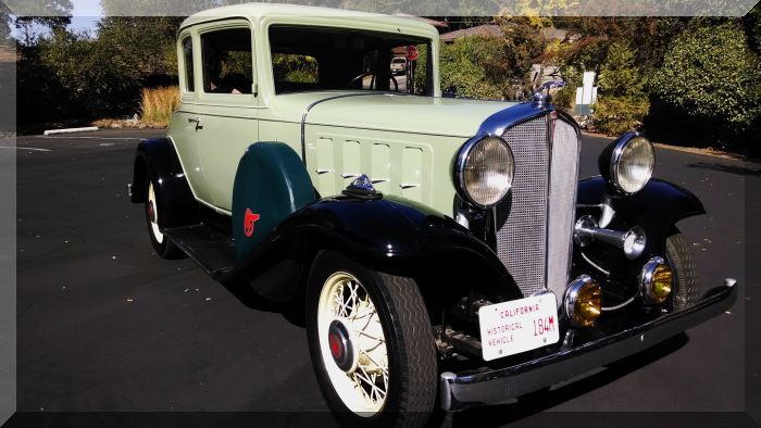 1932 Pontiac "Dual Sidemount" Coupe